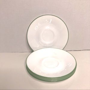 Corelle Saucers. Set of 6.